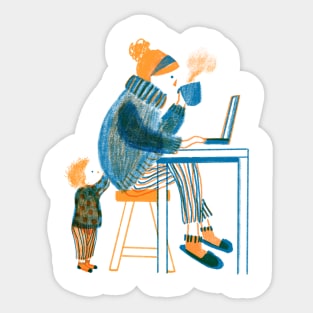 Working mom Sticker